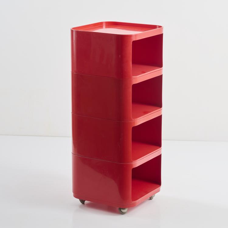 Hauptbild zu Objekt, Vier Stapelcontainer '4970', 1969, Anna Castelli Ferrieri, Kartell, Noviglio, 177A 347