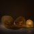 Three luminous stones 'Sassi', 1960s