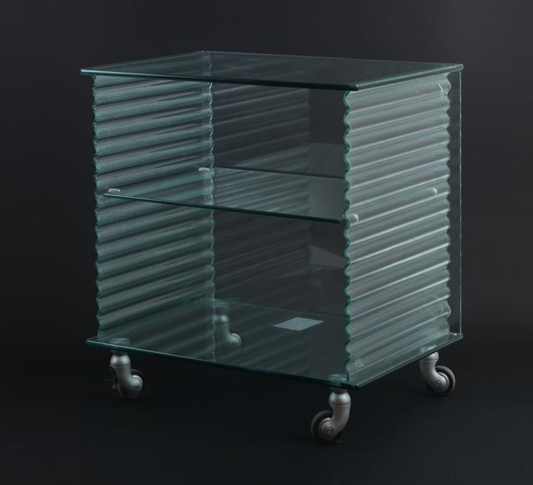 Bild 1 zu Objekt, Kleines Regal auf Rollen, 1996, Ron Arad, Fiam, Pesaro, 177A 463