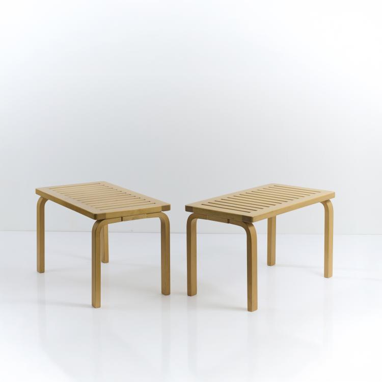Bild 1 zu Objekt, Zwei Sitzb&auml;nke '153B', 1945 (Entwurf), Alvar Aalto, Artek, Helsinki, 177A 47
