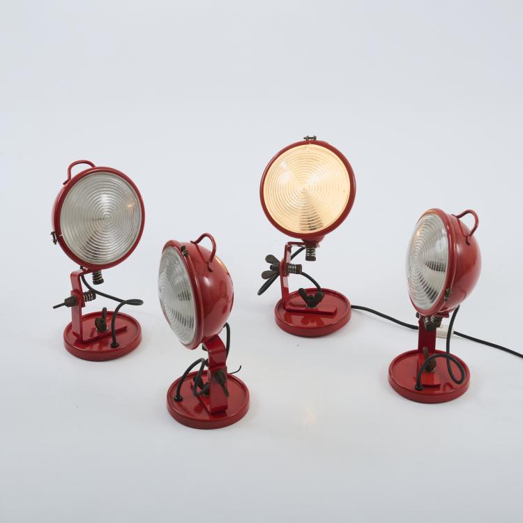 Hauptbild zu Objekt, Four 'Jeep' wall/table lamps, 1960, Cesare Leonardi,Franca Stagi, Lumenform, Scorz&egrave;, 177A 288