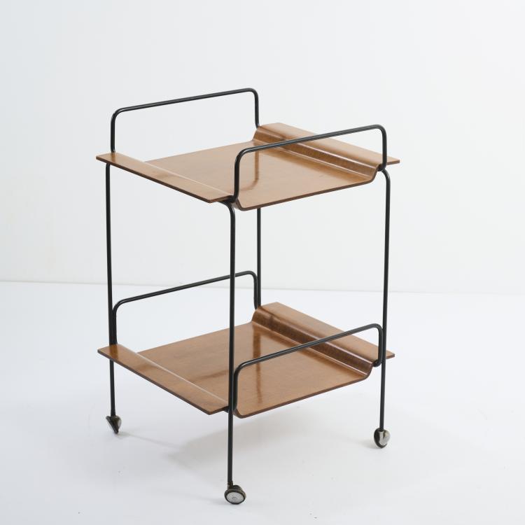 Bild 2 zu Objekt, Servierwagen auf Rollen, 1960er Jahre, Franco Campo (zugeschrieben),Carlo Graffi (zugeschrieben), Home, Turin (zugeschrieben), 177A 300