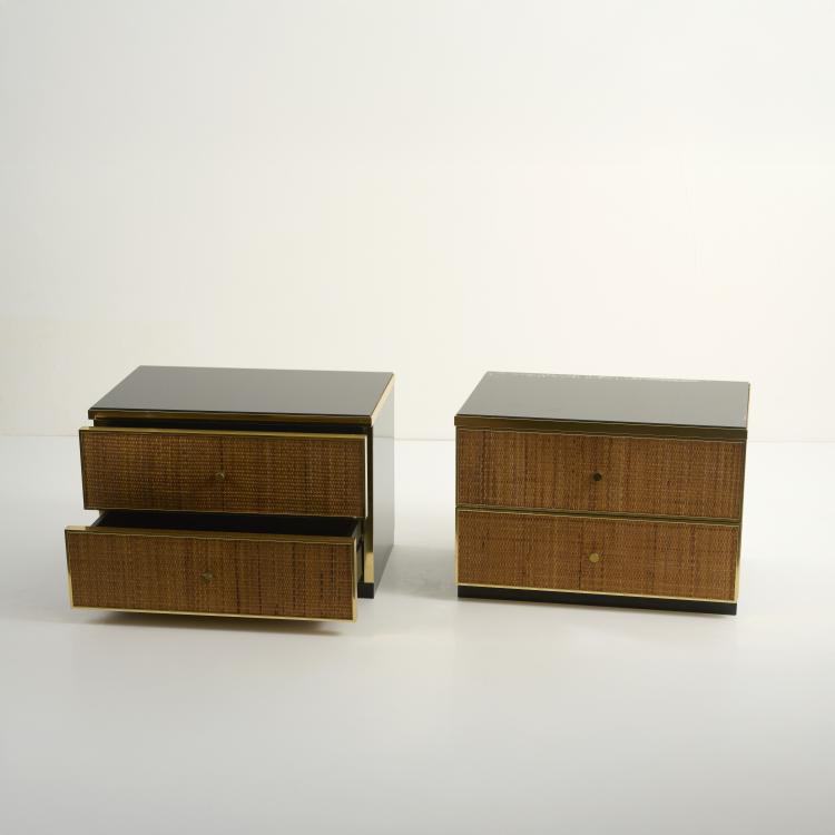 Bild 2 zu Objekt, Zwei Nachttische, 1970er Jahre, Nucci Valsecchi (zugeschrieben), Vivai Del Sud, Rom / Rome, 177A 390