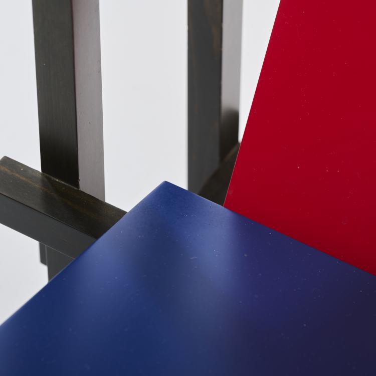 Bild 1 zu Objekt, Armlehnsessel 'Rot-Blau', 1918 (Entwurf), Gerrit Rietveld, Cassina, Mailand /Milan, 177A 6