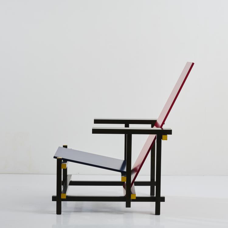 Bild 6 zu Objekt, Armlehnsessel 'Rot-Blau', 1918 (Entwurf), Gerrit Rietveld, Cassina, Mailand /Milan, 177A 6