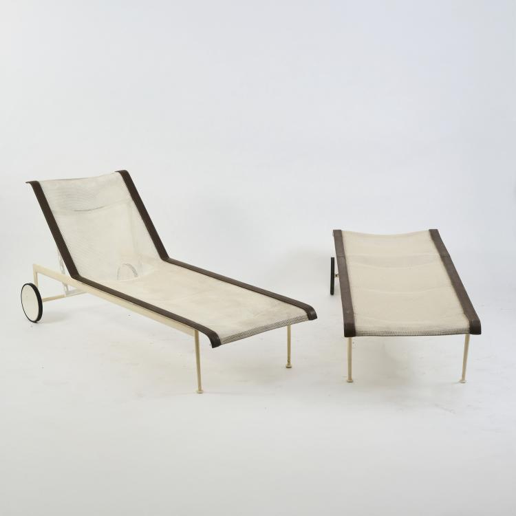 Bild 1 zu Objekt, Zwei Gartenliegen aus der 'Leisure Collection', 1966 (Entwurf), Richard Schultz, Knoll International, New York, 177A 326