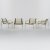 Four armchairs '1445A', 1966