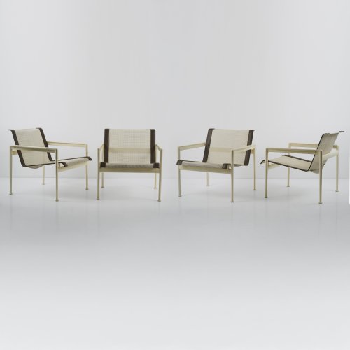 Four armchairs '1445A', 1966