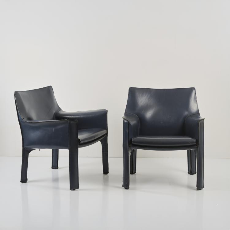 Bild 1 zu Objekt, Zwei Armlehnsessel 'CAB 413', 1977 (Entwurf), Mario Bellini, Cassina, Mailand / Milan, 177A 398