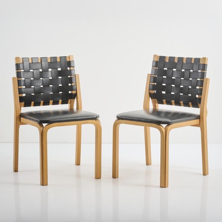 Bild 1 zu Objekt, Zehn St&uuml;hle 'Y 612', 1946/47 (Entwurf), Alvar Aalto, Artek, Helsinki, 177A 48