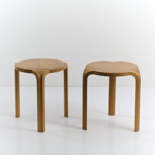 Zwei Hocker 'X-600', 1954 (Entwurf)