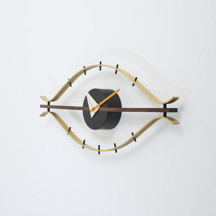 Bild 1 zu Objekt, Wanduhr 'Eye' - 'Lyre', 1957 (Entwurf), George Nelson, Vitra Design, Birsfelden, 177A 121