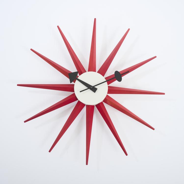 Hauptbild zu Objekt, Wanduhr 'Sunburst', 1952/53 (Entwurf), George Nelson, Vitra Design, Birsfelden, 177A 117