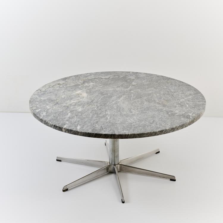 Bild 1 zu Objekt, Beistelltisch '3571', 1968 (Entwurf), Piet Hein,Arne Jacobsen, Hansen, Fritz, Kopenhagen / Copenhagen, 177A 338