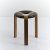 'Donut' stool, 1970/75