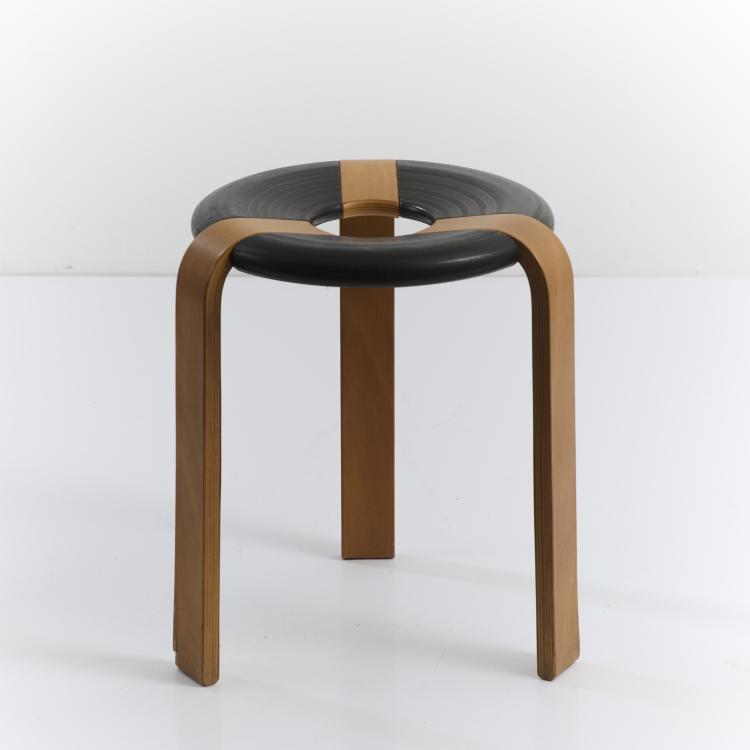 Bild 2 zu Objekt, Hocker 'Donut', 1970/75, Rud Thygesen,Magnus Olesen, Firma Darup A/S , D&auml;nemark / Denmark, 177A 369