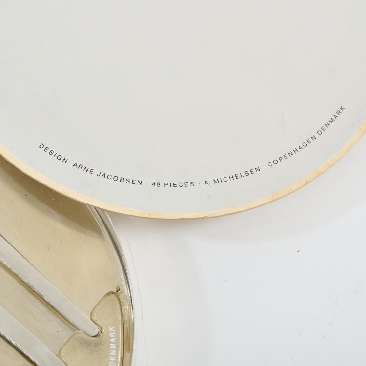 Bild 3 zu Objekt, Zwei 48-teilige Bestecksets 'AJ' 1957, Arne Jacobsen, Michelsen, A., Kopenhagen / Copenhagen, 177A 95