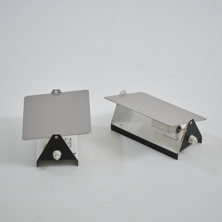 Hauptbild zu Objekt, Zwei Wandleuchten 'CP-1', 1963 (Entwurf), Charlotte Perriand, Steph Simon, Paris; SCE, 177A 297