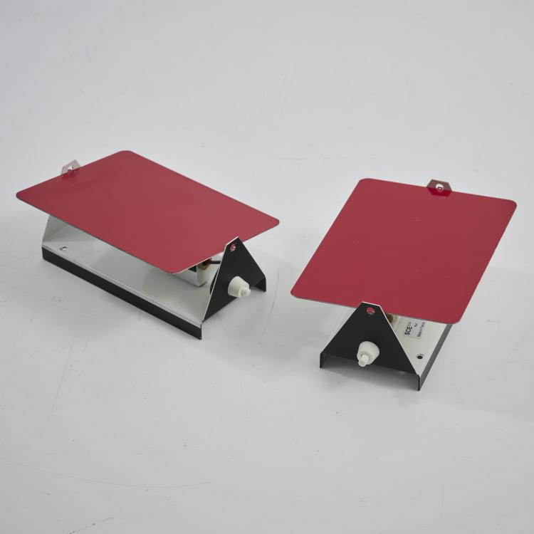 Hauptbild zu Objekt, Zwei Wandleuchten 'CP-1', 1963 (Entwurf), Charlotte Perriand, Steph Simon, Paris; SCE, 177A 298