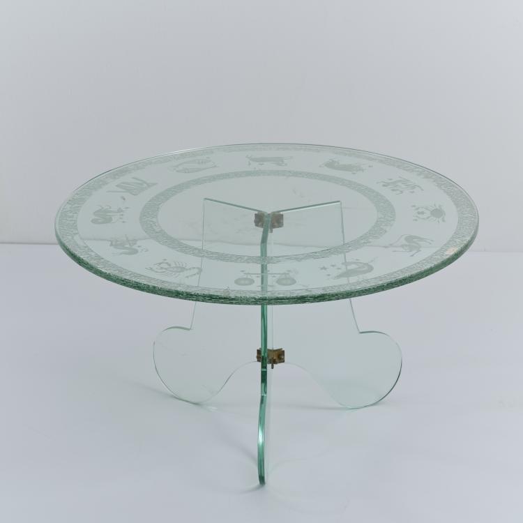 Hauptbild zu Objekt, Beistelltisch 'Sternzeichen', 1940er Jahre, Fontana Arte, Mailand /Milan (zugeschrieben/attr.), 177A 42