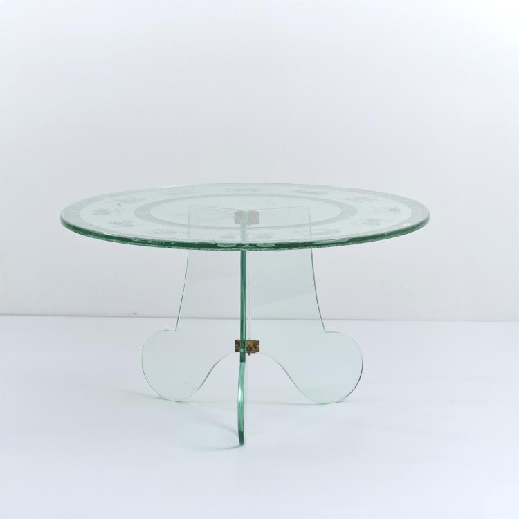 Bild 1 zu Objekt, Beistelltisch 'Sternzeichen', 1940er Jahre, Fontana Arte, Mailand /Milan (zugeschrieben/attr.), 177A 42