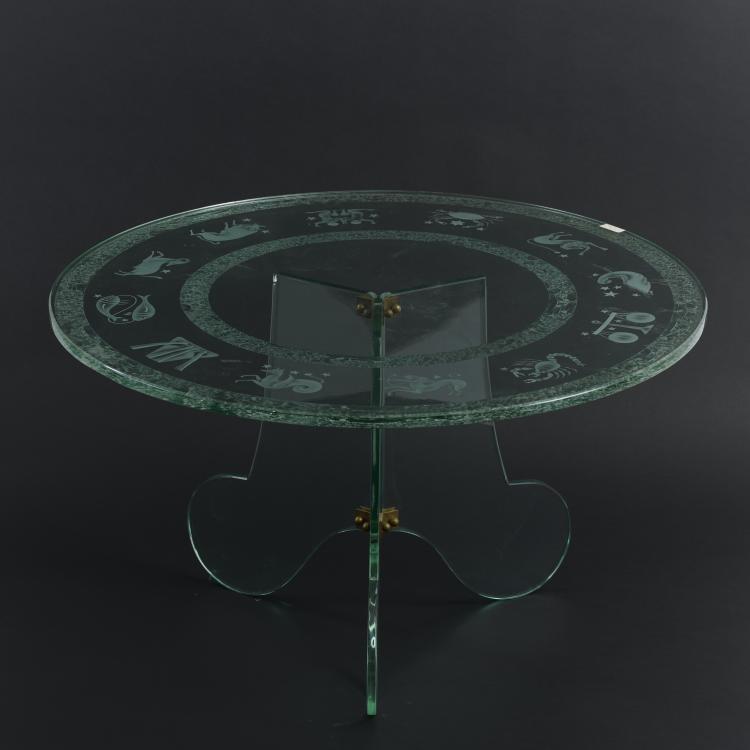 Bild 2 zu Objekt, Beistelltisch 'Sternzeichen', 1940er Jahre, Fontana Arte, Mailand /Milan (zugeschrieben/attr.), 177A 42