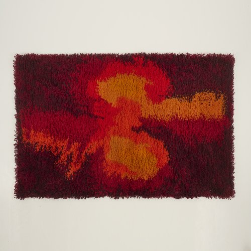 Zwei Teppiche aus der Serie 'Rya de Luxe', 1970er Jahre (Entwurf)