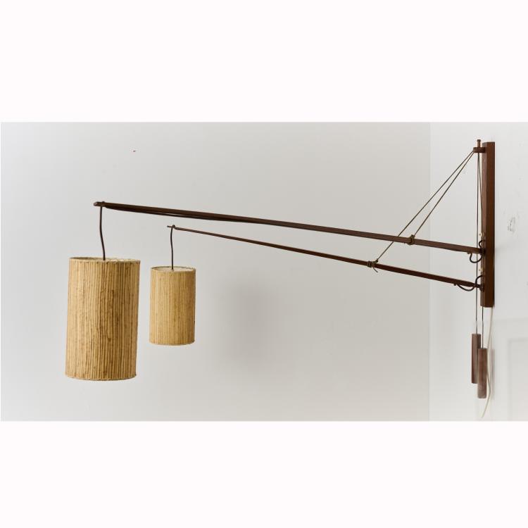 Bild 3 zu Objekt, Gegengewicht Doppelarm Wandleuchte, um 1958, Rupprecht Skrip,Ruprecht Skrip, Skrip Leuchten, Deutschland / Germany, 177A 200