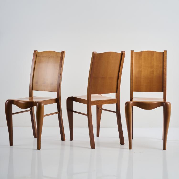 Bild 1 zu Objekt, Two 'Placide of Wood' chairs, 1989, Philippe Starck, Driade, Corsico, 177A 147