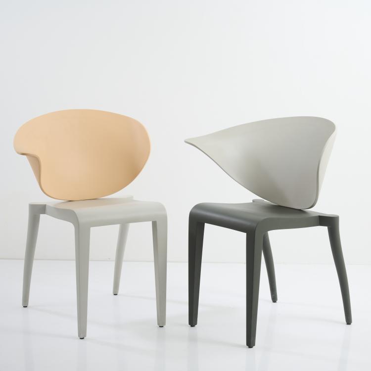 Hauptbild zu Objekt, Two 'Boom Rang' chairs, 1992, Philippe Starck, Driade Aleph, Corsico, 177A 146
