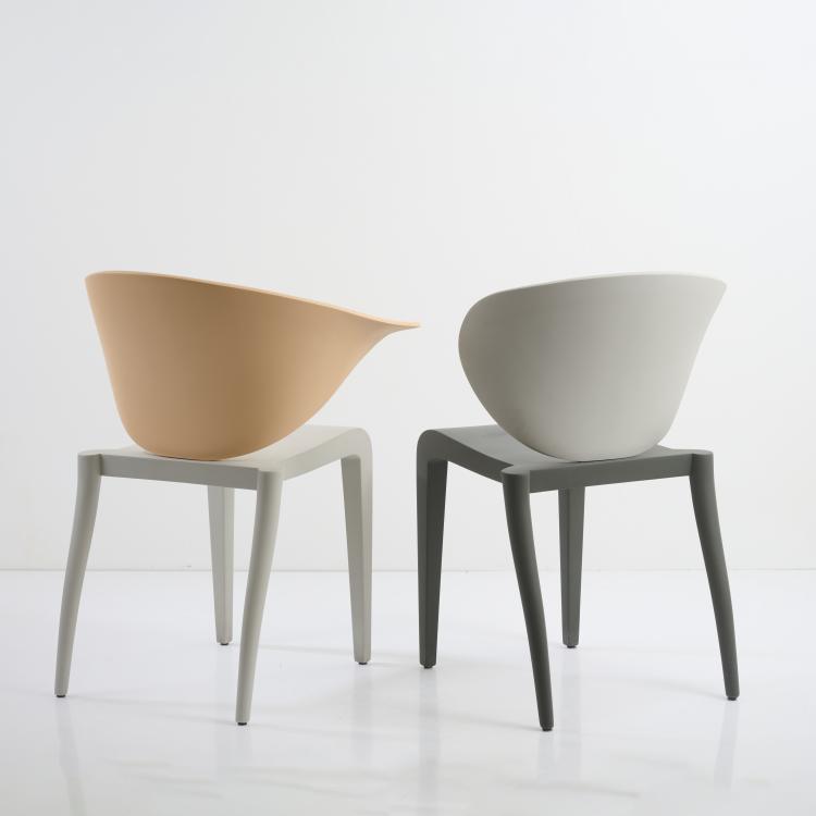 Bild 4 zu Objekt, Two 'Boom Rang' chairs, 1992, Philippe Starck, Driade Aleph, Corsico, 177A 146