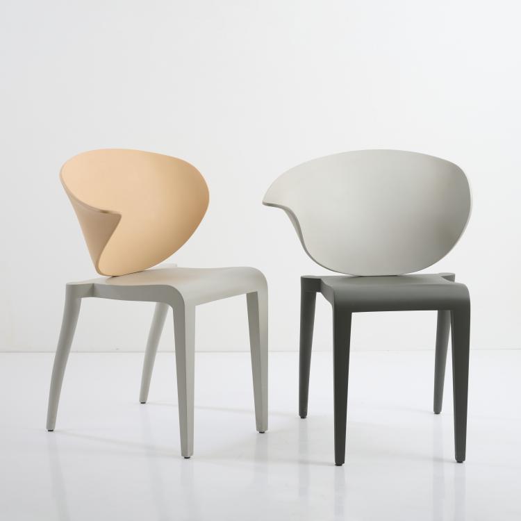 Bild 5 zu Objekt, Two 'Boom Rang' chairs, 1992, Philippe Starck, Driade Aleph, Corsico, 177A 146