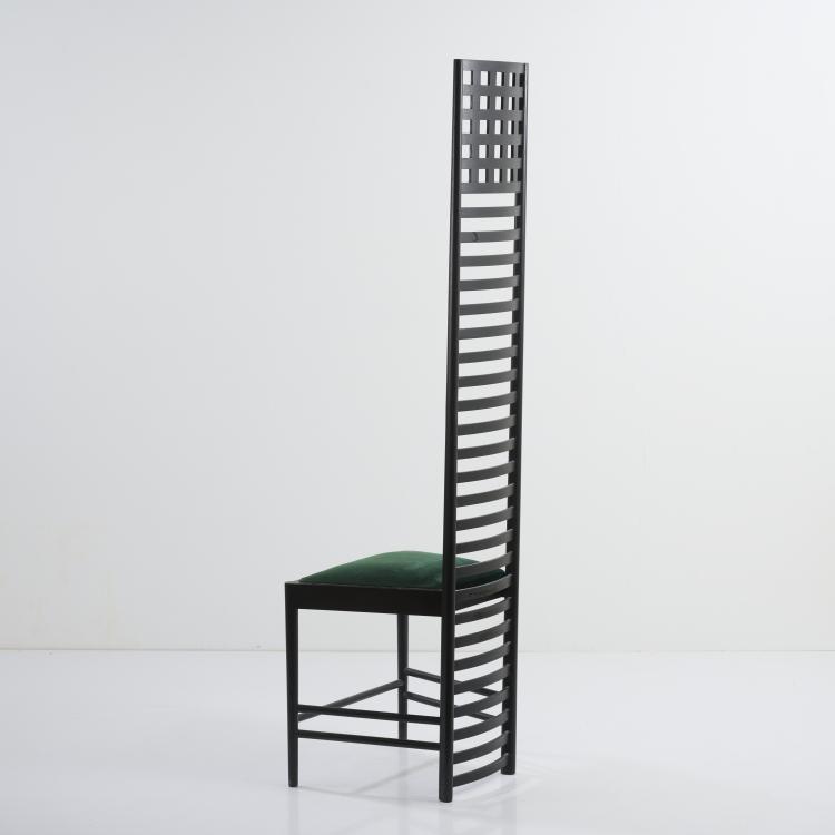 Bild 2 zu Objekt, 'Hillhouse chair 292', 1902/03 (design), Charles Rennie Mackintosh, Cassina, Mailand / Milan, 177A 4