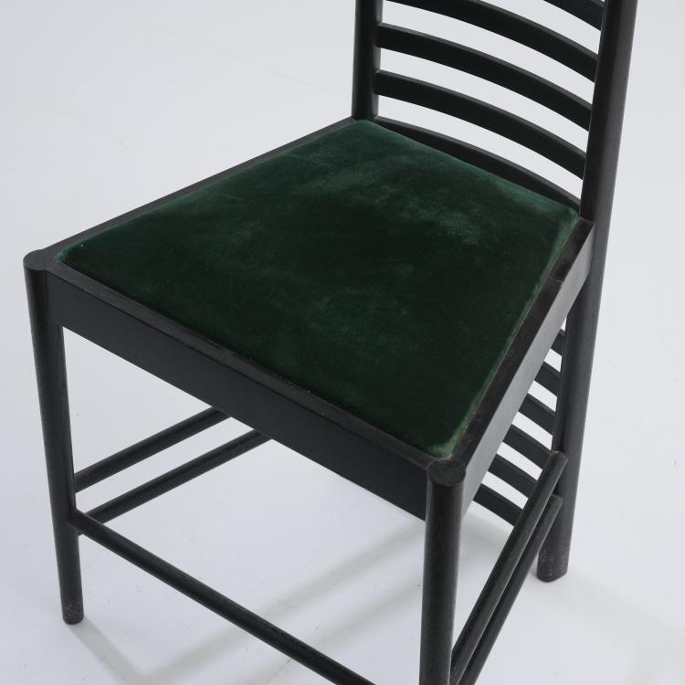 Bild 4 zu Objekt, 'Hillhouse chair 292', 1902/03 (design), Charles Rennie Mackintosh, Cassina, Mailand / Milan, 177A 4
