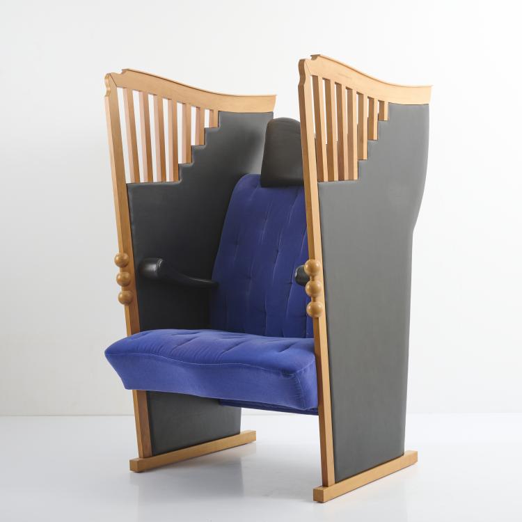 Bild 2 zu Objekt, Sessel 'Pro J. P.', 1990 (Entwurf), Bořek &Scaron;&iacute;pek, Wittmann M&ouml;belwerkst&auml;tten, Etsdorf., 177A 151