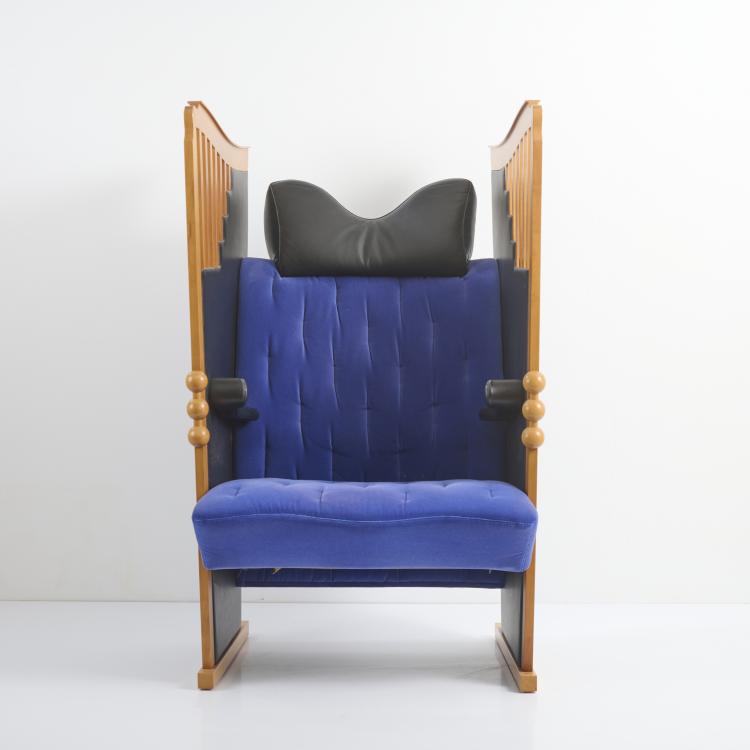 Bild 3 zu Objekt, Sessel 'Pro J. P.', 1990 (Entwurf), Bořek &Scaron;&iacute;pek, Wittmann M&ouml;belwerkst&auml;tten, Etsdorf., 177A 151