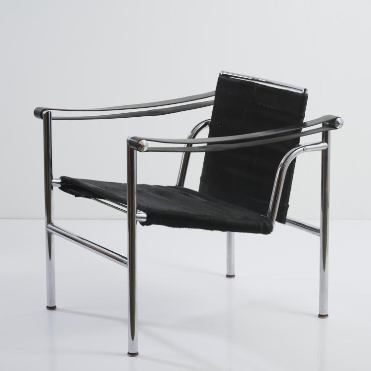 Hauptbild zu Objekt, 'LC 1' armchair, 1928 (design), Pierre Jeanneret,Charlotte Perriand,Le Corbusier Charles-&Eacute;douard Jeanneret-Gris, Cassina, Mailand / Milan, 177A 26