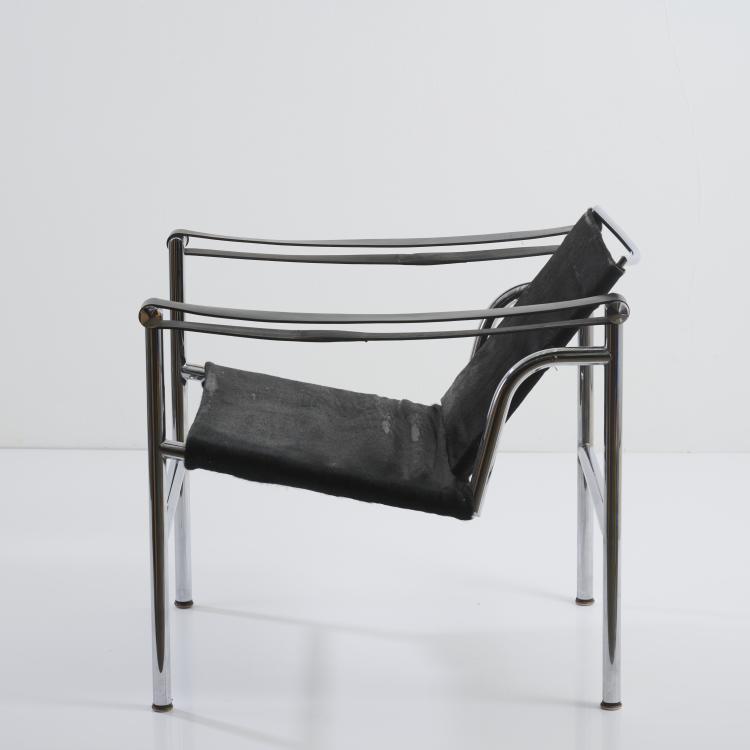 Bild 1 zu Objekt, 'LC 1' armchair, 1928 (design), Pierre Jeanneret,Charlotte Perriand,Le Corbusier Charles-&Eacute;douard Jeanneret-Gris, Cassina, Mailand / Milan, 177A 26