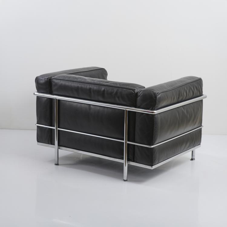 Bild 3 zu Objekt, Armchair 'LC 3', 1928 (design), Pierre Jeanneret,Charlotte Perriand,Le Corbusier Charles-&Eacute;douard Jeanneret-Gris, Cassina, Mailand / Milan, 177A 22