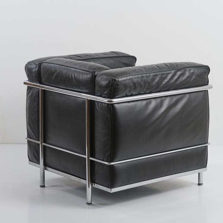 Bild 3 zu Objekt, 'LC 2' easy chair, 1928 (design), Pierre Jeanneret,Charlotte Perriand,Le Corbusier Charles-&Eacute;douard Jeanneret-Gris, Cassina, Mailand / Milan, 177A 27