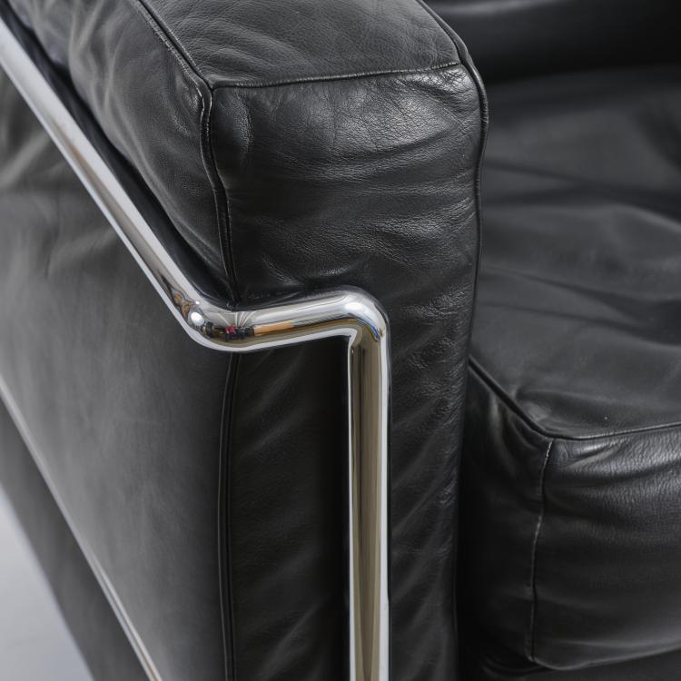 Bild 4 zu Objekt, 'LC 2' easy chair, 1928 (design), Pierre Jeanneret,Charlotte Perriand,Le Corbusier Charles-&Eacute;douard Jeanneret-Gris, Cassina, Mailand / Milan, 177A 27