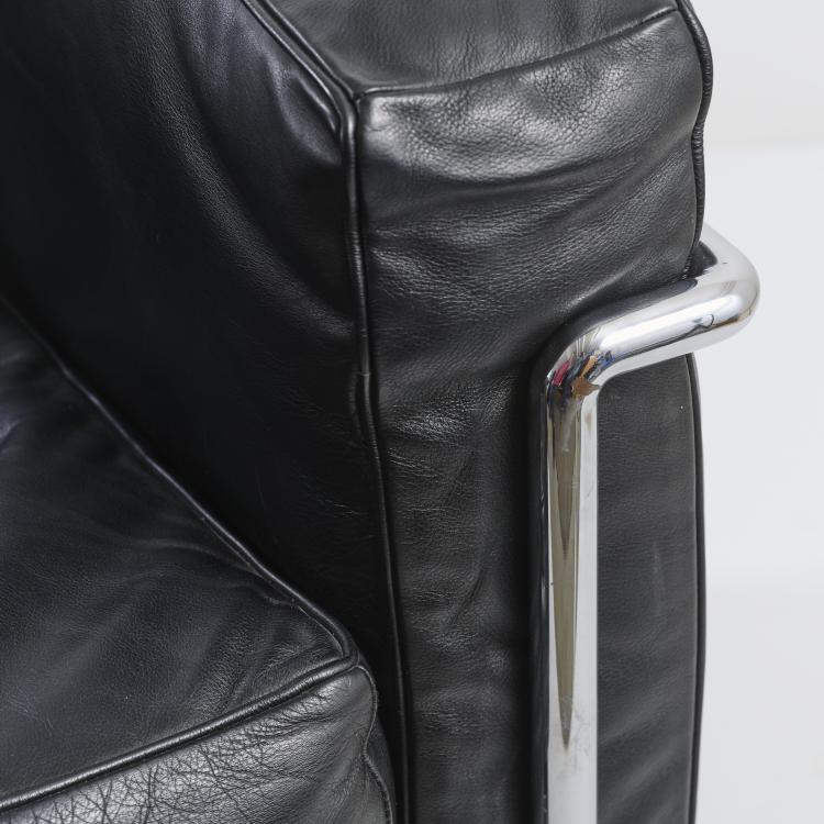 Bild 5 zu Objekt, 'LC 2' easy chair, 1928 (design), Pierre Jeanneret,Charlotte Perriand,Le Corbusier Charles-&Eacute;douard Jeanneret-Gris, Cassina, Mailand / Milan, 177A 27