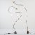 Two floor lamps 'Papiro', 1989 (design)