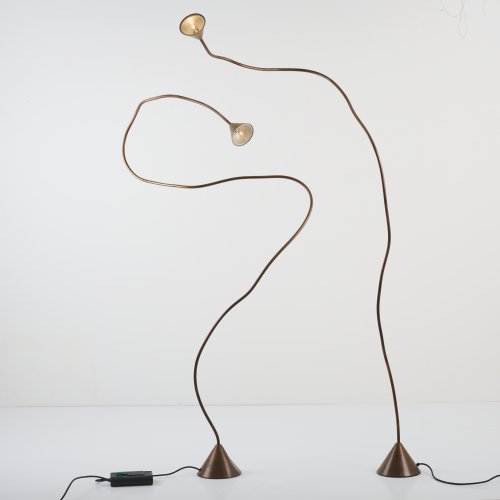 Zwei Stehleuchten 'Papiro', 1989 (Entwurf)