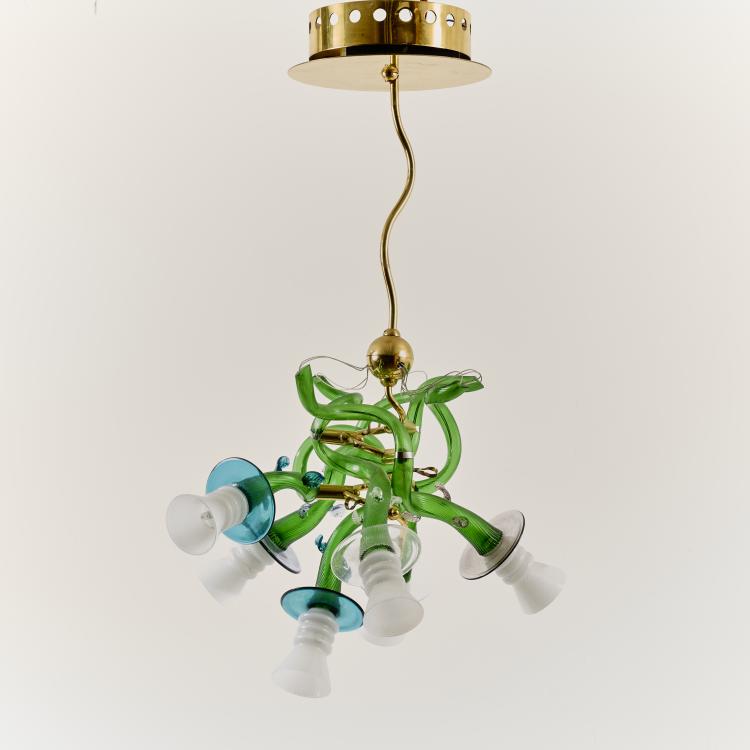 Hauptbild zu Objekt, ceiling lamp 'Luigi I', 1988, Bořek &Scaron;&iacute;pek, Driade, Corsico, 177A 150