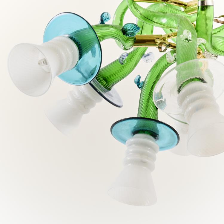 Bild 2 zu Objekt, ceiling lamp 'Luigi I', 1988, Bořek &Scaron;&iacute;pek, Driade, Corsico, 177A 150