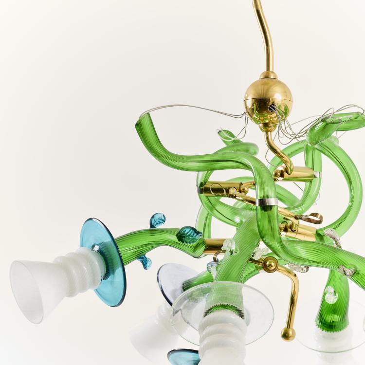 Bild 4 zu Objekt, ceiling lamp 'Luigi I', 1988, Bořek &Scaron;&iacute;pek, Driade, Corsico, 177A 150