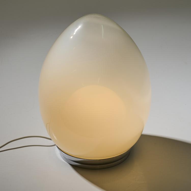 Bild 1 zu Objekt, Table light 'Uovo', c. 1960, Goffredo Reggiani, Reggiani Illuminazione, Sovico, 177A 307