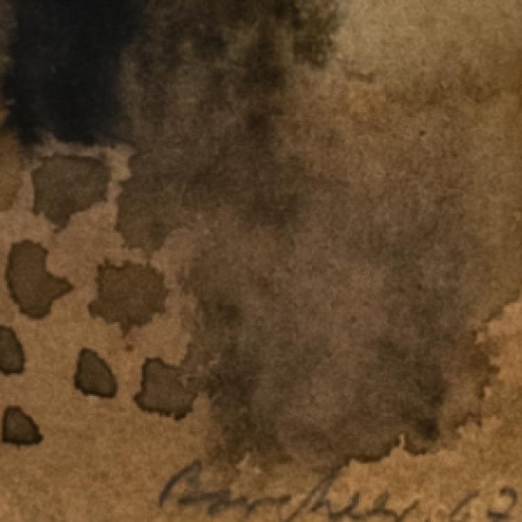 Bild 1 zu Objekt, View of houses, 1967, Eduard Bargheer, 177C 636