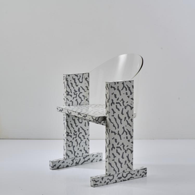 Hauptbild zu Objekt, Armlehnsessel 'Teodora', um 1984 (Entwurf), Ettore Sottsass, Vitra, Birsfelden, 177A 426